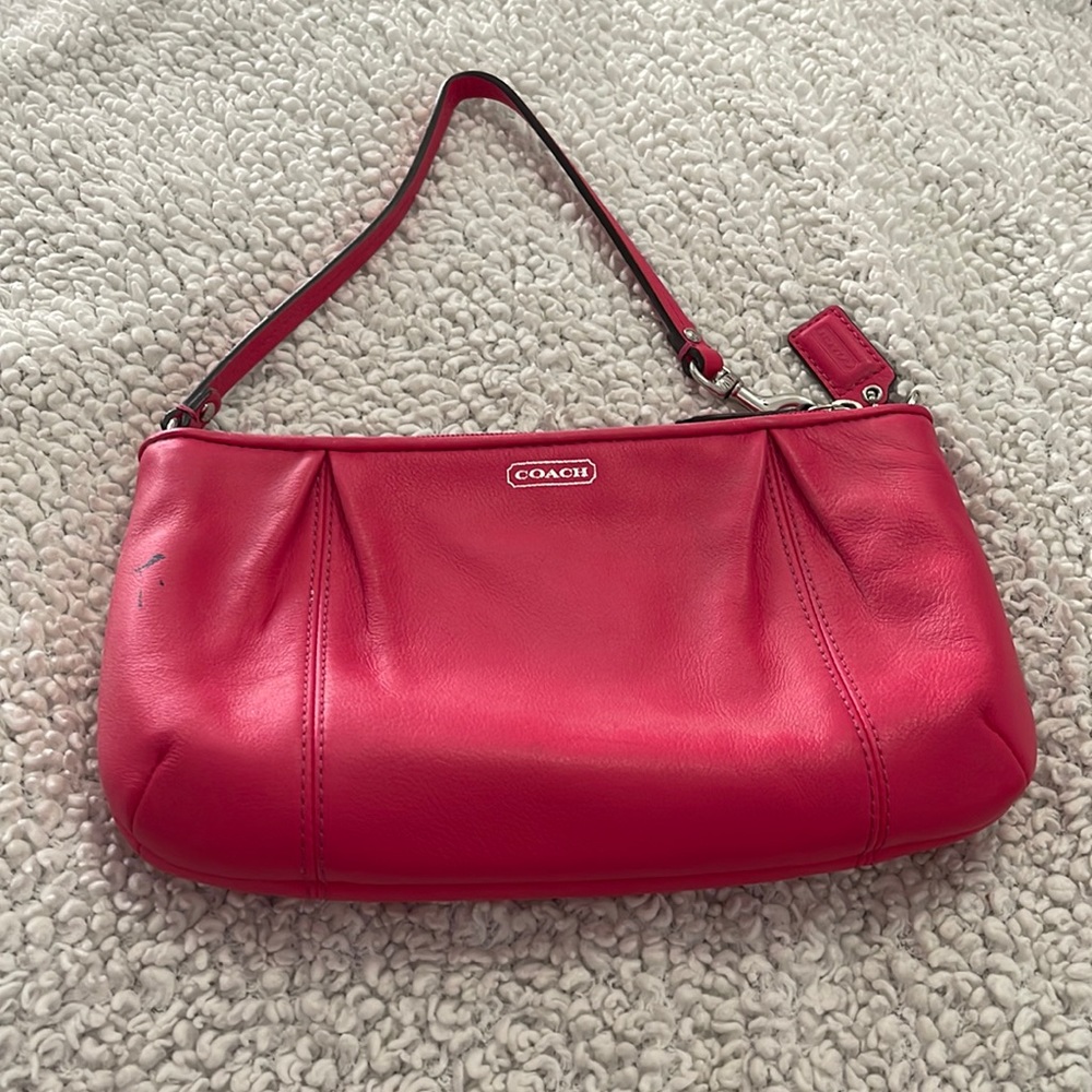 Large coach wristlet